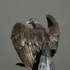 Northeuins Retro Harz Eagle Statue Art Collection Item Tier Figuren Heim Wohnzimmer Büro Desktop Dekoration Objekt Handwerk 240416