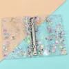 Suprimentos A5 A6 Pasta Binder Journals Cover Planner Glitter LEECHINS Notebook Protector