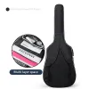 Cases 40/41Inch Oxford Fabric Acoustic Guitar Bag Double Shoulder Straps Guitar 8mm Soft Case Gig Bag Waterproof Storage Backpack X90