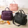 Bolsas de armazenamento 1pcs bolsa de almoço portátil de grande capacidade Bento espessado, isolada portátil, piquenique