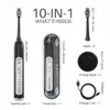 SUBORT Super Sonic Electric Toothbrushes for Adults Kid Smart Timer Whitening Toothbrush IPX7 Waterproof Replaceable Heads Set 240419
