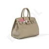 A Birknns Luxury Bag New Fashion Litchi Pattern Women's Handbag