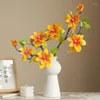 Decorative Flowers Koko Flower 40cm Orchid Bouquet Home Living Room Decoration Wedding Party Decorations Realistic Touch Butterfly Orchids