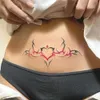 ملصق مثير succubus tatoo مجموعة دائمة مزيفة للمرأة hotwife المؤقتة الوشم البطن الوشم الوشم