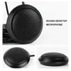 Mikrofony USB/3,5 mm Conference Mikrofon Plugplay 360 ° Omnidirectional Condenser MIC Anti-Slip Base Computer do gry itc