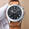 Black Bay M79360N-0005 AAAAA 5A Kvalitet Superclone 41mm män tittar på automatisk mekanisk kronograf 7750 rörelse med presentförpackning Sapphire Crystal Leather Band