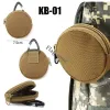 Packar 1000D Tactical EDC Pouch Molle Wallet Bag Portable Key Coin Purse midje Fanny Pack Earphone Bag Mini Nyckelhållare Pouch Hunting