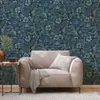 SelfAdhesive Metallic Bloom Peel and Stick Wallpaper DIY Friendly Repositionable Ideal for Accent Walls Furniture 240415