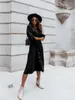 Robes décontractées habiller les femmes hiver plus taille femme maxi