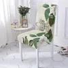 Chair Covers Plant Style For Chairs Elastic Armchair Cover Of Flower Pattern Dining Anti-Dirty Seat Home Stuhlbezug