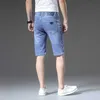 Designer de jeans masculin Summer mince en cinq parties jeans jeans masculins mid-gliff slim slight bleu marque de plage pantalon 0r0o