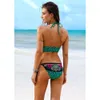 New Bikini Leopard Print Swimwear Split System Rope Beach Bikini