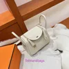 10A Top Quality Femme Femme Purse Designer Tote Herrmms Lindiss Bags High Version Handmade Wax Thread Mini Cowhide One épaule avec logo d'origine