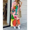 Casual Dresses Modern Dress For Women Fashion Street Long Sleeve 3D Split Holiday Summer Chic Women's Clothes Ropa De Mujer 2024 Vestidos