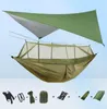 Outdoor Camping Waterproof Anti-Mosquito Hammock + Sky Sn Canopy Hammock Wild Camping Aerial Swing Accommodate6938902