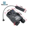 SCOPES WADSN PEQ15 RED GRÖN BLÅ DOT LASER SYD VIT LED LIPLLIGHT Vapen Ljus Strobe Hunting AR15 Rifle Airsoft PEQ NO IR