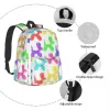 Rugzakken ballonhonden rugzak schattige dieren print student uisex polyester outdoor backpacks soft mode high school tassen rugzak