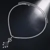 Glaming Boho Heart Dangle Piercing Navel Chain Bungy Ring com cintura Mulheres jóias corporais 240409