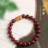 Accessorio Geomancy Buona fortuna KOI CINNABAR GOLD MEDALE GOLD TITOLO ESAME DI ANCIDENZA POSTRAGGIO, Bracciale di atterraggio, regalo di gioielli con anno zodiacale