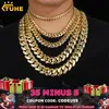 20mm Heavy Solid 18K Gold Plated Miami Cuban Link Chains Hip Hop Jewelry Choker Necklaces for Men Wholesale Price 240418