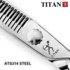 Titan Professional Hairswressing Scissors Scissors Scissori per capelli barbiere Capelli diradati di forbici ATS314 Acciaio 240418