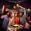 12/24/48Pcs Glow Fiber Wands Sticks LED Flashing Stick Light up Stick Colorful Fiber Optic Wands For Wedding Glow Party Favors 240407