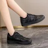 Casual Shoes Classic Chunky Sneakers Women Winter Pu Lace Up Mid Heels Square Toe For Platform Vulcanize Plus Size Zapatos