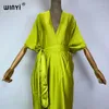 Monocolour Abito di seta e sé Seuty Women Elegant Summer Holido Short Short Cardigan Beach Wear Swim Coperture Kimono