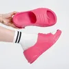 Slippers pour femmes épaisses d'été pour femmes basses flip flop sandales talales talon orteil mules chaussures femelles high 7cm zapatillas mujer