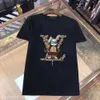 Louies Vuttion Size asiático M-5XL Designer camisa casual com capa de manga curta monograma para venda Luxo Hip Hop LouiseviutionBag Circh 503