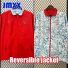 S-XXXL JMXX 24-25 Portugal Soccer Reversible Jacket Jerseys Mens Jersey Man Football 2023 2024 Windbreaker Long Sleeved Fan Version 3XL