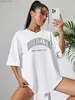 Koszulka damska Brooklyn New York City wydrukowane tshirts damskie bawełniane bawełniane wygodne topy O Neck Casual T Shirtsummer Sports T-shirty Y240420