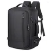 Sacos escolares 2024 Laptop de luxo Backpack para Man Travel Bag Schook de alta qualidade Pacote de prova de água de 17 polegadas