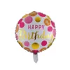 18 Dekoracja balonów 50pcs/Lot cal aluminiowy folia balonowa Dekoracje przyjęcia urodzinowe wiele wzorów mieszanych s
