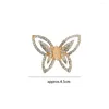 Brooches Vêtements Fixation Broche Elegant Crystal Flower Pin Multi-fonction Coin Badge Weddge