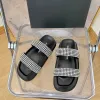 Summer Lovely New Style Sandal Slipper Platform Gift Diamond Sliders Flat Mule 10a Quality Luxury Designer Casual Shoe Pool Loafer Sandale Women Men Beach Slide Girl