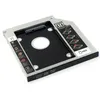 2024 9.5 12.7mm HDD CADDY ALUMINUM Universa SATA 3.0 2.5 "SSD CD DVD-HDD CASE Optibay Muhafaza CD-ROM HDD CADDY ALUMINUM için