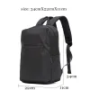 Bolsa de mochila de mochila masculino Black Black Bag Trendy Messenger Viagem Casual Simples Meninos Small Meninos Universal