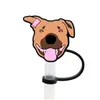 Drinking Sts Lovely Dog St Er Topper Sile Accessories Charms Reusable Splash Proof Dust Plug Decorative Diy Your Own 8Mm Drop Deliver Otzd6