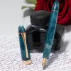 Stylos Kaigelu 356 Torpedo Fountain Pen Long Knib Nib Hand Gringing Writing Writing Ink Acrylic Resin Pen for Office Business School Gift