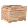 Opslagflessen houten rijstcontainer 5kg graan bin voedselcontainers set grote dozen plastic graan pet verzegelde keuken