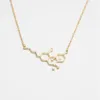 Pendant 10st Gold Sier Simple Molecule Molecular Structure Hormon Element Necklace Science DNA Dopamine Halsband Jhey9 Vxbzf2632