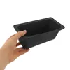 Tiens à emporter des conteneurs BBQ Grill Liner Réutilisable Grease Catcher accessoire extérieur Camping Camping Silicone Black Stone pour le remplacement de l'huile Panter