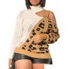 WOMENS PLASSE FEGLIE SPEGCHITTI SEGLI LW STAMPA LEOPARD STAMPA DI LEOGGI