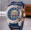 138豪華なブランド最高品質の無敗のリザーブ100機能すべての小規模な作品Quartz Men Wristwatch Chronograph Watch Dropshiping2882293