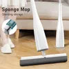 Squeeze Mop Sponge Absorberande fällbar badrumstvätt Stående med rengöringsvätska Hushållsgolvverktyg 240418