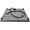 Electric Cooktop 4 Burners Electric Radiant Stove, Built-in Smoothtop Ceramic Glass, 220V Fits for All Cookware