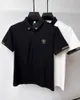 Herren T -Shirts High -End -Luxusmarke Herren Polo -Hemd 2024 Sommer Revers Stickel mit kurzärärmernem atmungsaktivem T -Shirt Südkoreanische Street Mode Mens Clothi J240419