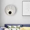 Wall Lamp 50cm Light Luxury Simple Living Room Background Aisle Creative Art Bedroom Bedside El R Eclipse Resin