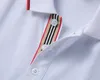 2024 MENSO'S'S POLOS SUMMER CHILTS Vêtements Coton Coton Busineve Businet décontracté Designer rayé Homme Camisa Breathable # 25